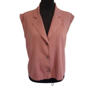 Alexander Jordan Women's Size Medium Linen Blend Sleeveless Top - NWT